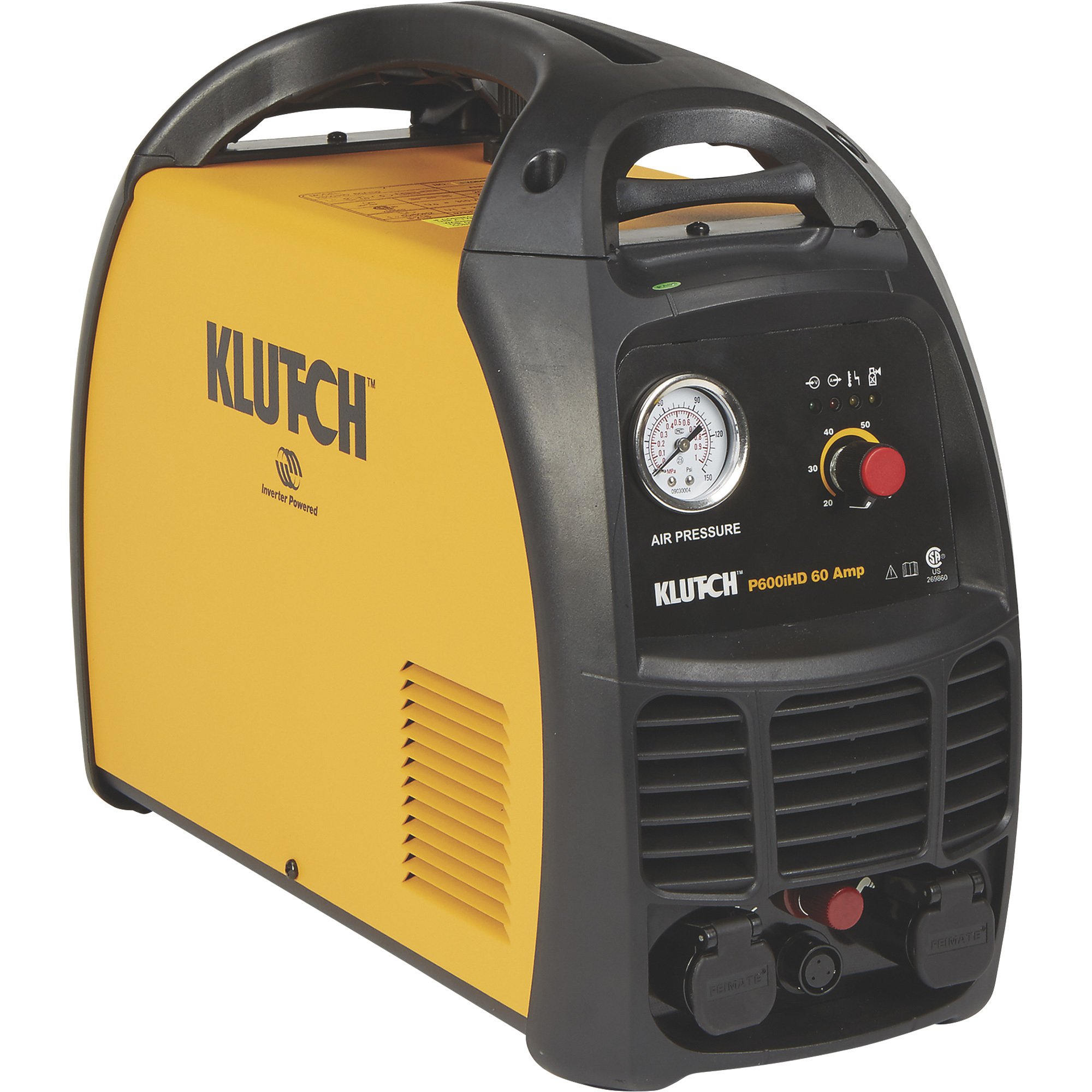 Klutch Reconditioned P600iHD Inverter-Powered Plasma Cutter — 230 Volt, 20–60 Amp